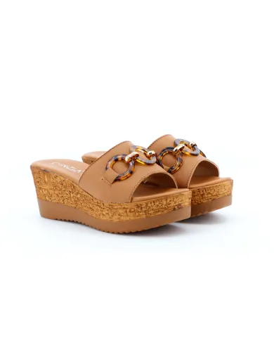 Cinzia Soft Ciabatta Cuoio