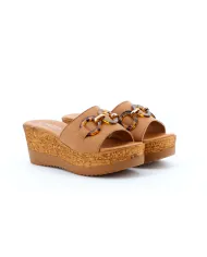 Cinzia Soft Ciabatta Cuoio