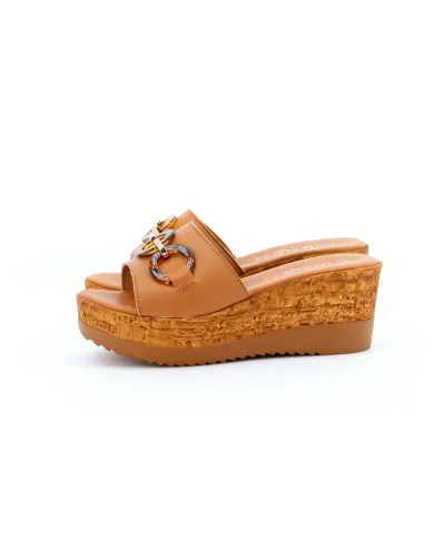 Cinzia Soft Ciabatta Cuoio