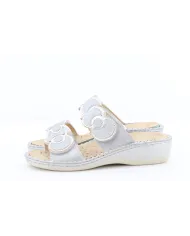 Cinzia Soft Ciabatta Argento