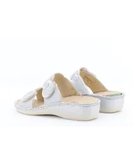 Cinzia Soft Ciabatta Argento