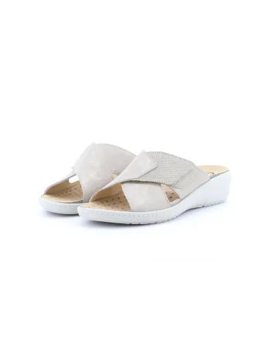 Cinzia Soft Ciabatta Platino