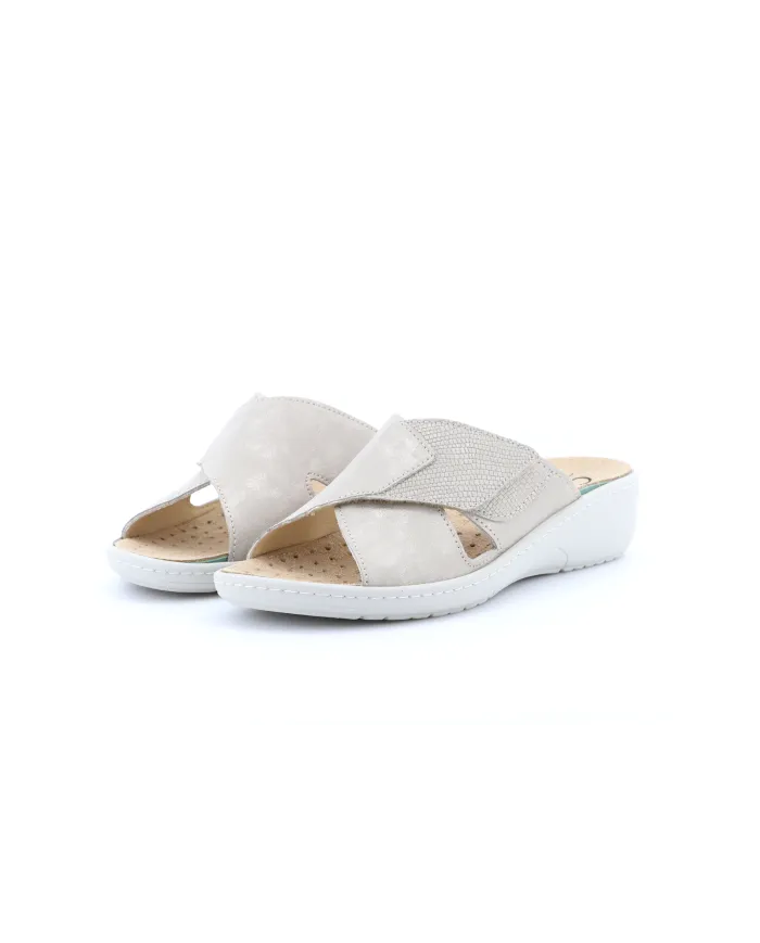 Cinzia Soft Ciabatta Platino