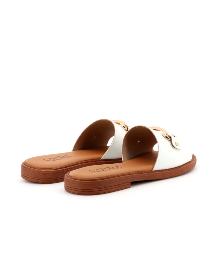 Cinzia Soft Ciabatta Bianco