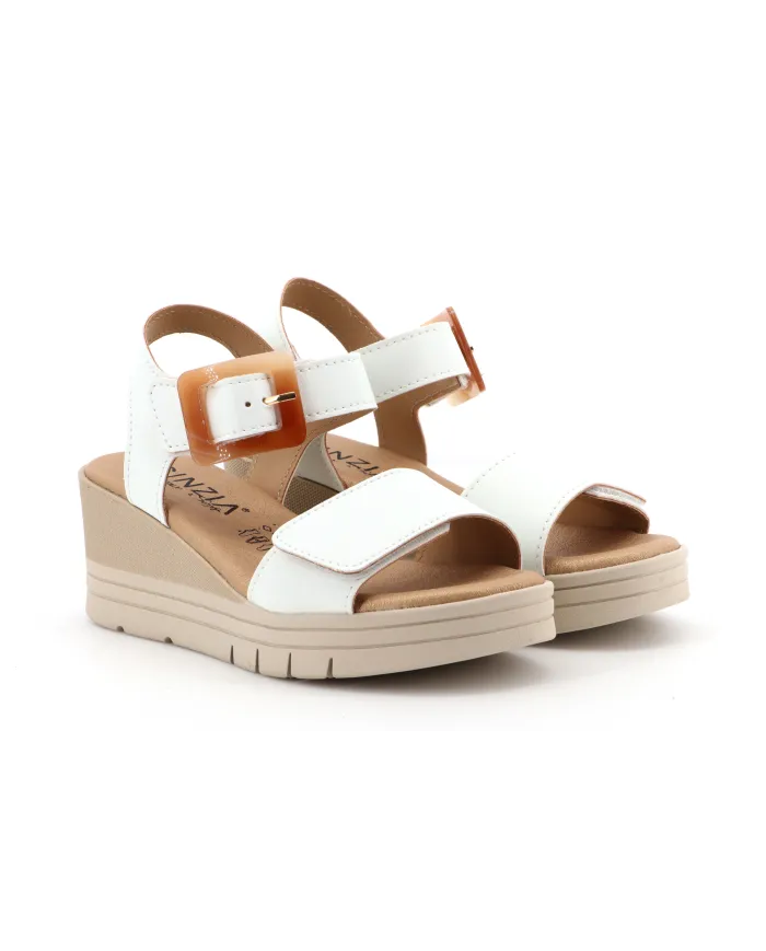 Cinzia Soft Sandalo Bianco