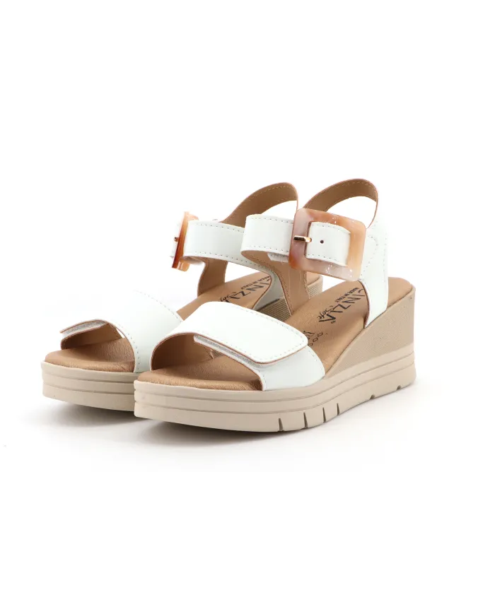 Cinzia Soft Sandalo Bianco