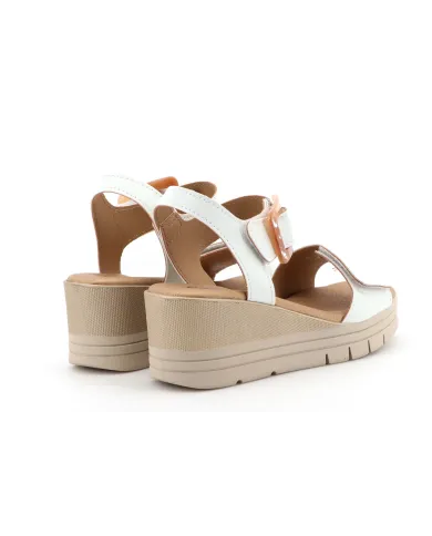 Cinzia Soft Sandalo Bianco