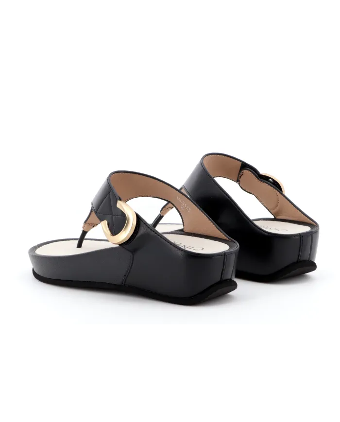 Cinzia Soft Infradito Nero