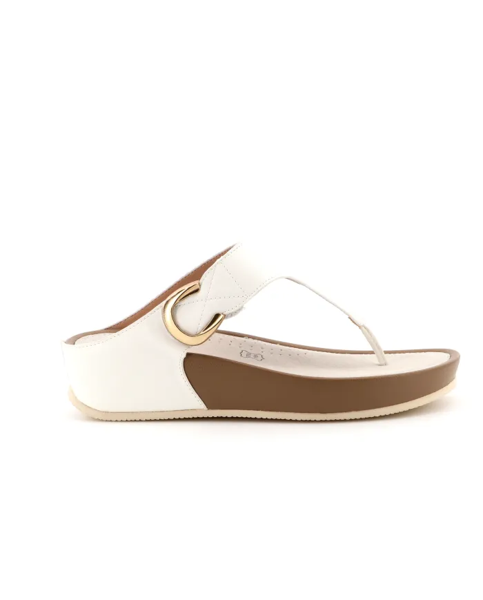 Cinzia Soft Infradito Bianco