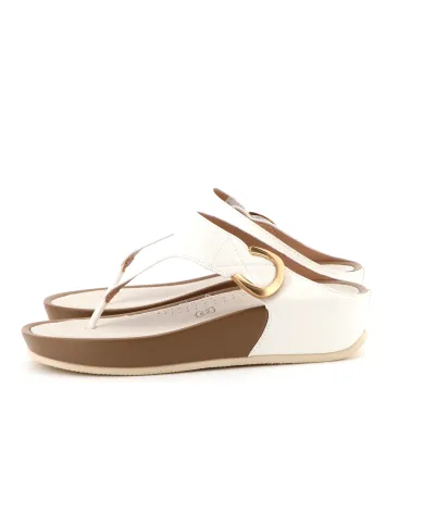 Cinzia Soft Infradito Bianco