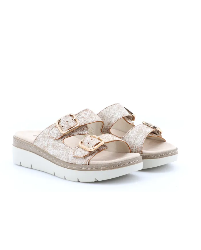 Cinzia Soft Ciabatta Bronzo