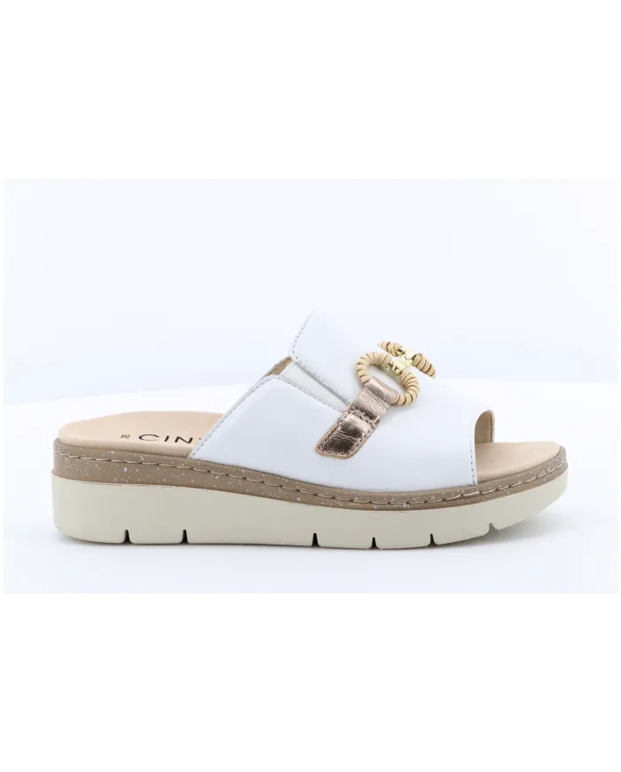 Cinzia Soft Ciabatta Bianco