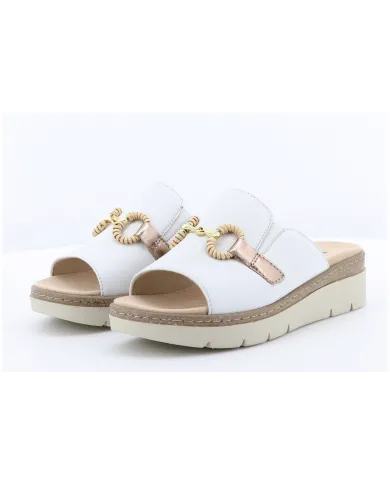 Cinzia Soft Ciabatta Bianco