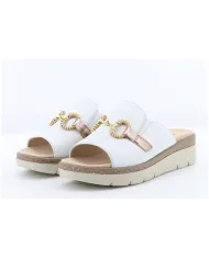 Cinzia Soft Ciabatta Bianco