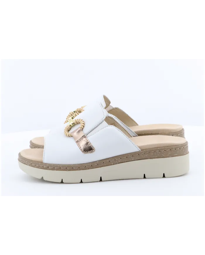 Cinzia Soft Ciabatta Bianco