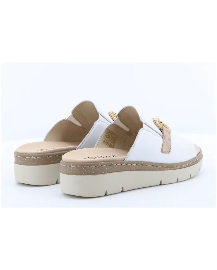 Cinzia Soft Ciabatta Bianco