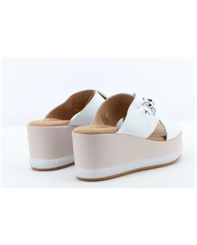 Cinzia Soft Ciabatta Bianco