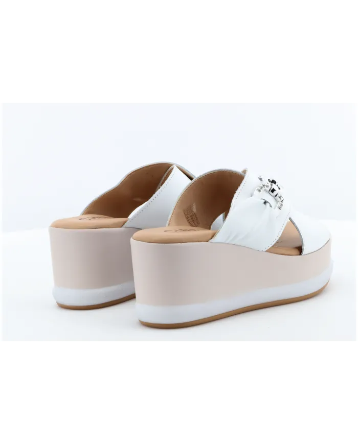 Cinzia Soft Ciabatta Bianco