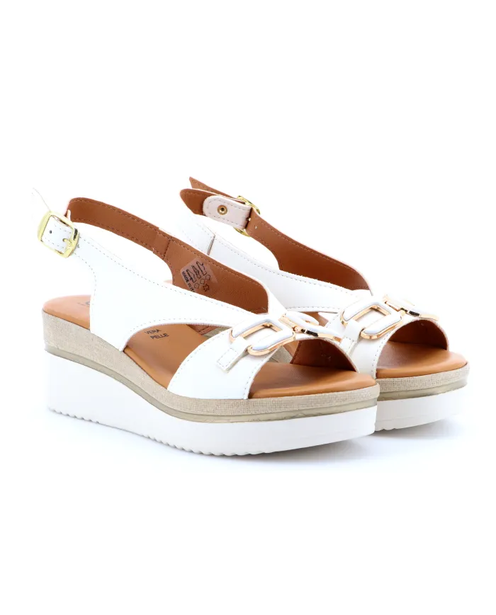Cinzia Soft Sandalo Bianco