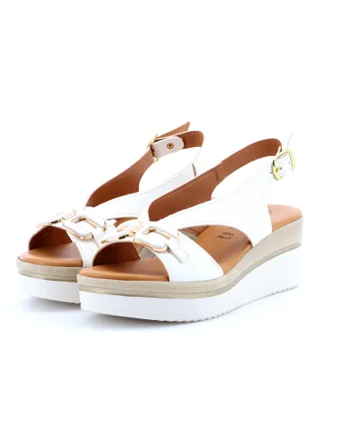 Cinzia Soft Sandalo Bianco