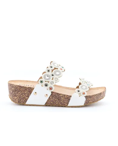 Cinzia Soft Ciabatta Bianco