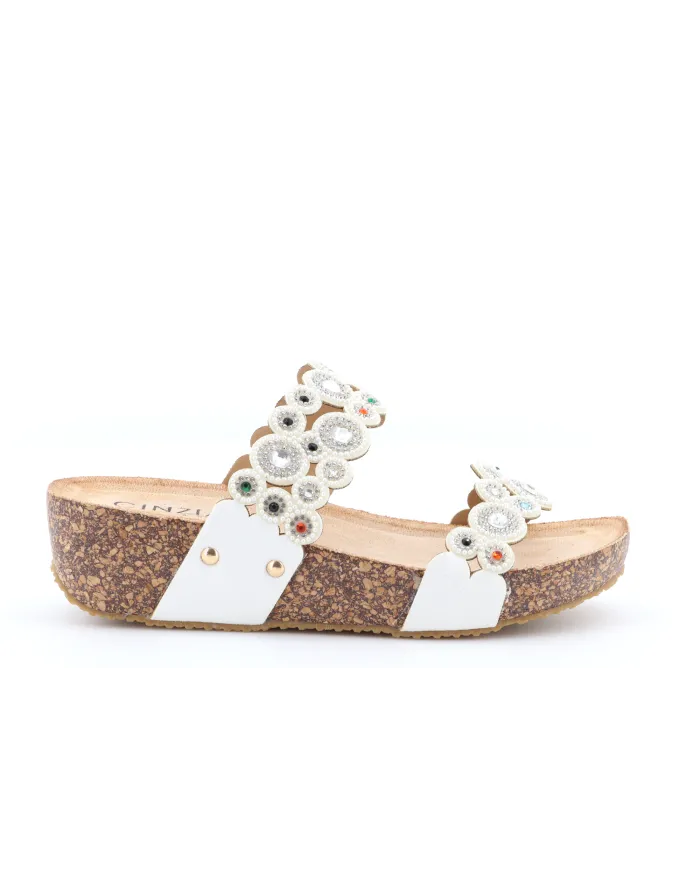 Cinzia Soft Ciabatta Bianco