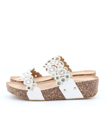 Cinzia Soft Ciabatta Bianco