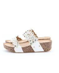 Cinzia Soft Ciabatta Bianco