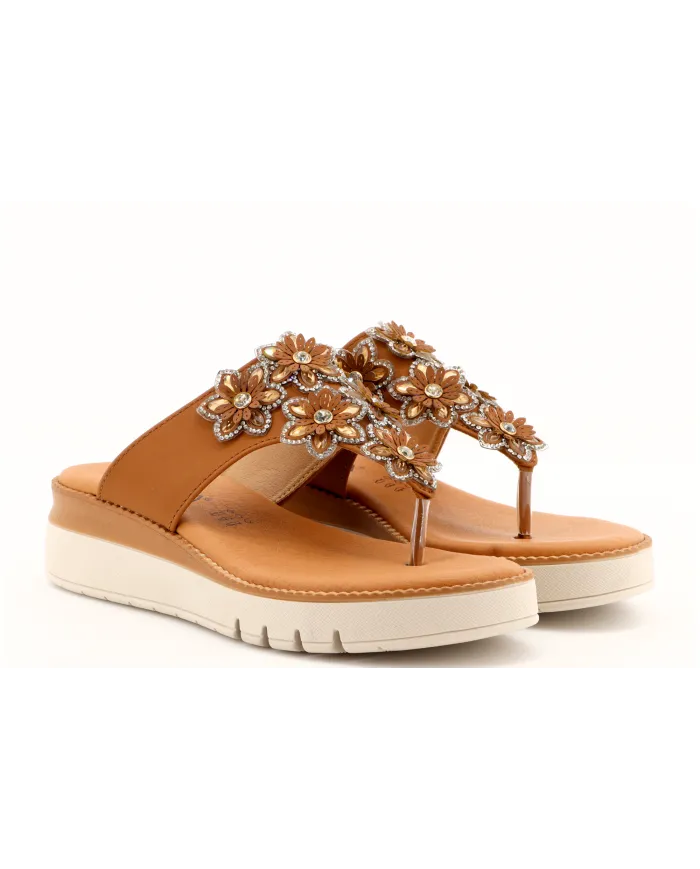 Cinzia Soft Infradito Cuoio