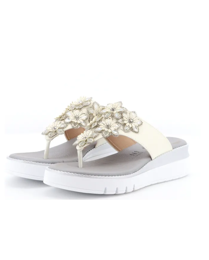 Cinzia Soft Infradito Bianco