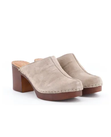 Cinzia Soft Sabot Taupe