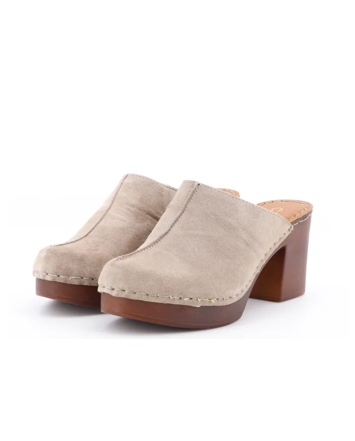 Cinzia Soft Sabot Taupe