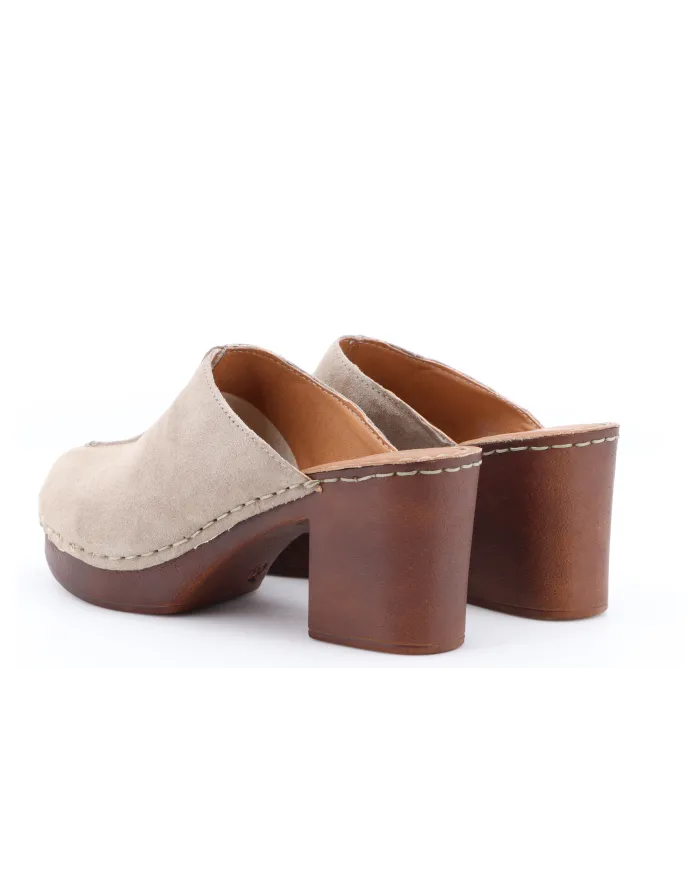 Cinzia Soft Sabot Taupe