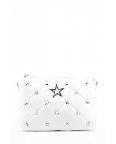 Shop Art Borsa Stella Bianco - Glamour Calzature