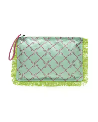 Blauer Pochette Verde - Glamour Calzature