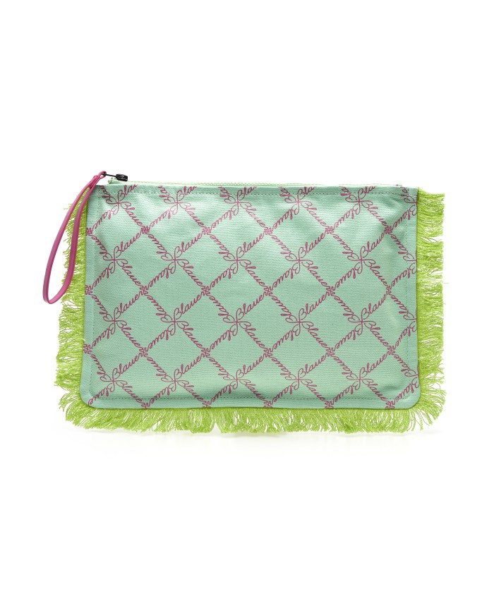 Blauer Pochette Verde - Glamour Calzature