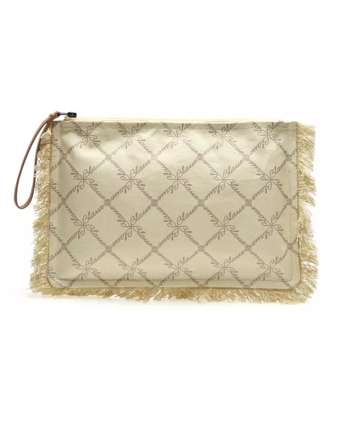 Blauer Pochette Beige - Glamour Calzature