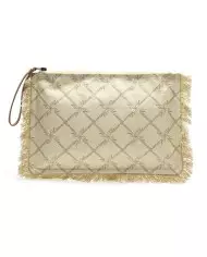 Blauer Pochette Beige - Glamour Calzature