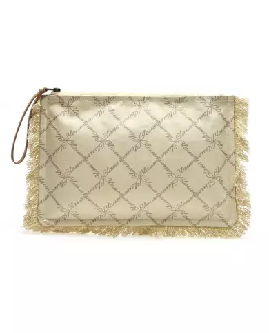 Blauer Pochette Beige - Glamour Calzature