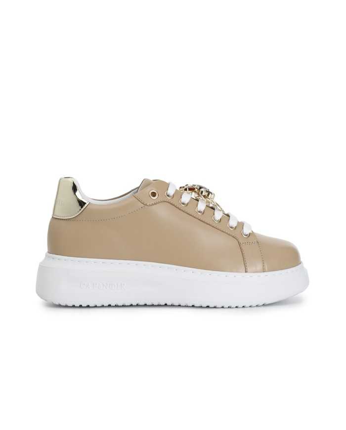 CafèNoir Sneakers Beige - Glamour Calzature