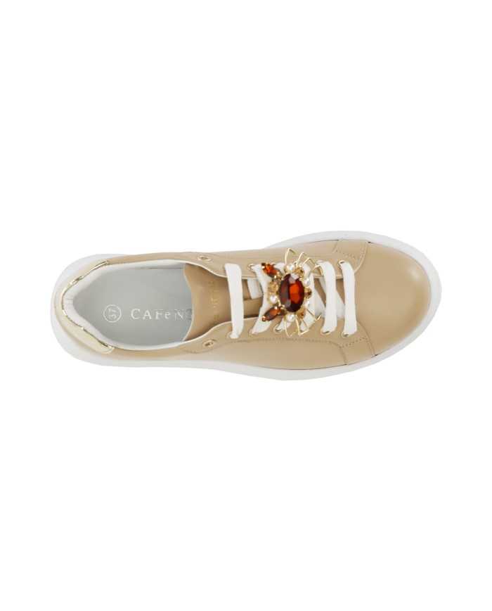 CafèNoir Sneakers Beige - Glamour Calzature