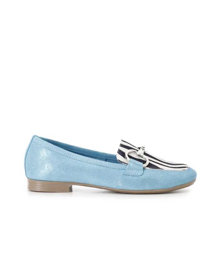 CafèNoir Mocassino Azzurro - Glamour Calzature