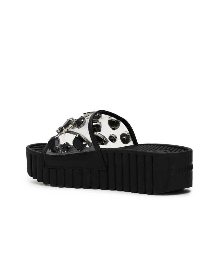 CafèNoir Ciabatta Nero - Glamour Calzature