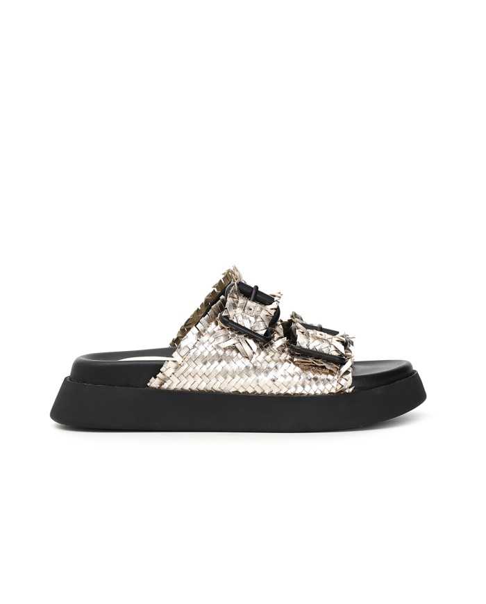 CafèNoir Ciabatta Platino - Glamour Calzature