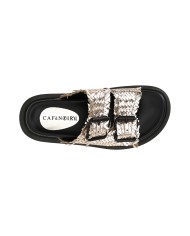 CafèNoir Ciabatta Platino - Glamour Calzature
