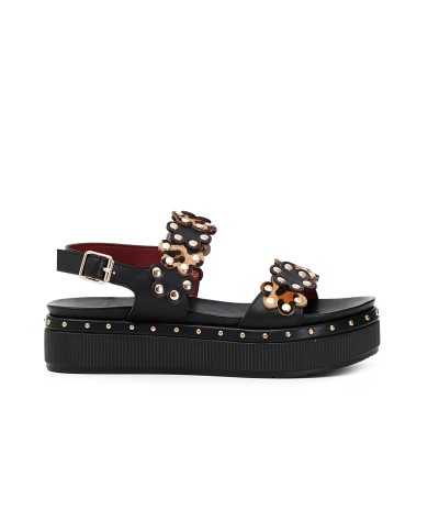 CafèNoir Sandalo Nero - Glamour Calzature