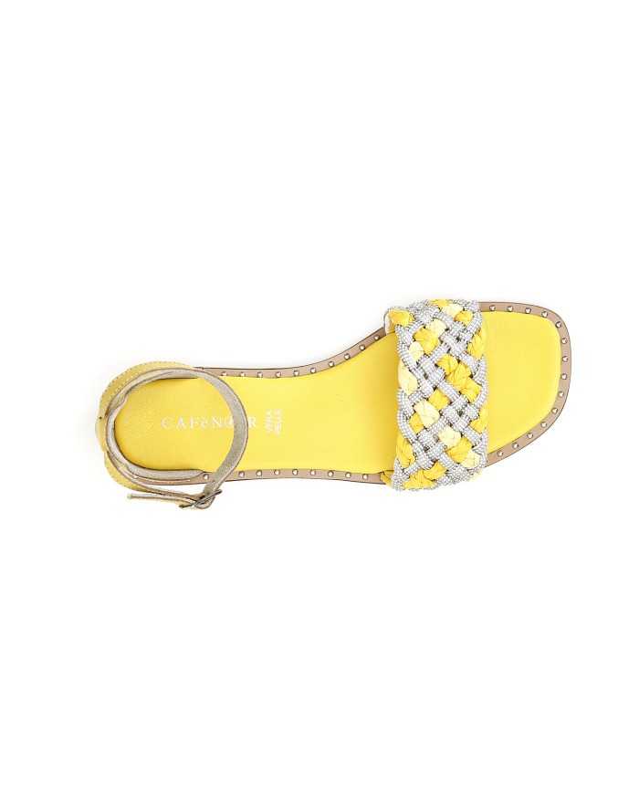 CafèNoir Sandalo Giallo - Glamour Calzature CafèNoir Sandalo Giallo - Glamour Calzature
