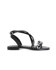 CafèNoir Sandalo Incrocio Nero - Glamour Calzature CafèNoir Sandalo Incrocio Nero - Glamour Calzature