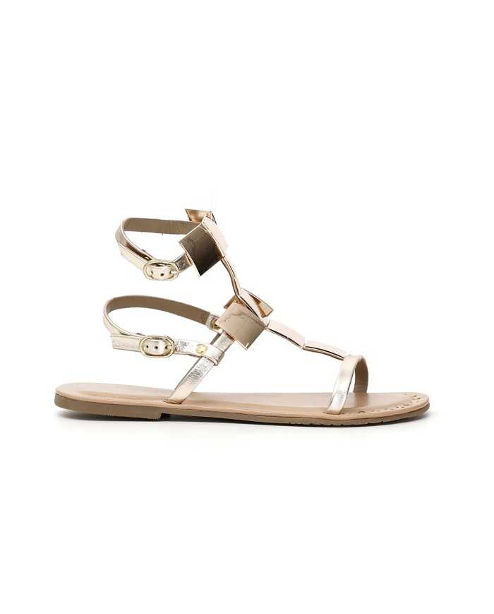 CafèNoir Sandalo Pelle Platino - Glamour Calzature