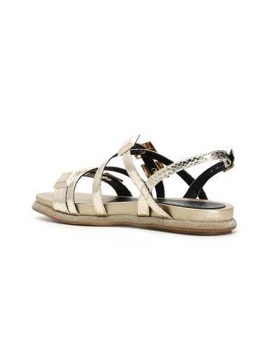 CafèNoir Sandalo Pelle Oro - Glamour Calzature CafèNoir Sandalo Pelle Oro - Glamour Calzature